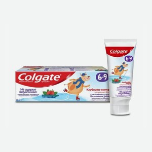 Зубная паста Колгейт 6-9 лет клубника-мята, 60мл