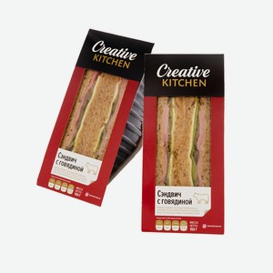 Сэндвич Creative Kitchen с говядиной, 150г Россия