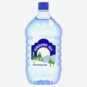 Вода негазированная Шишкин Лес, 1 л, пластиковая бутылка