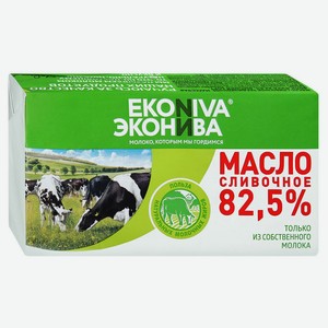 Масло сливочное «ЭкоНива» Традиционное 82,5%, 350 г