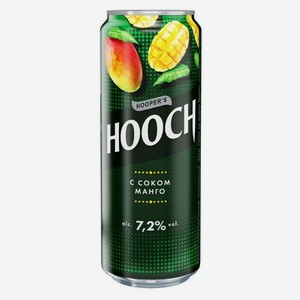 Слабоалкогольный напиток Hooch Манго 7,2%, 450 мл