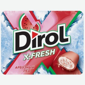 Жевательная резинка Dirol X-fresh Арбузный лед, 16 г