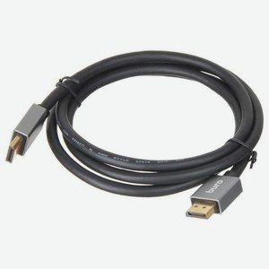 Кабель аудио-видео Buro DisplayPort (m) - DisplayPort (m) , ver 1.4, 1.5м, GOLD, черный [bhp-dpp-1.4-1.5g]