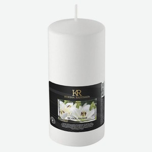 Свеча ароматическая Kukina Raffinata Белая лилия, 12 см