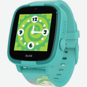 Смарт-часы ELARI FixiTime Fun, 1.4 , зеленый / зеленый