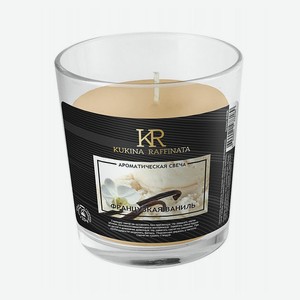 Свеча ароматизированная Kukina Raffinata Французская ваниль, 9,2 см