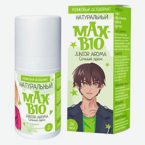 MAX-F DEODRIVE Подростковый дезодорант MAX-BIO JUNIOR AROMA Сочный лайм