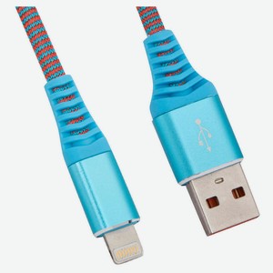 USB кабель Liberty Project для Apple 8 pin Носки голубой