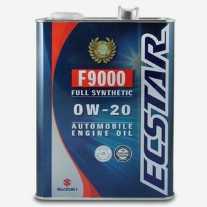Моторное масло Suzuki Ecstar F9000 Motor Oil, 0W-20, 4л, синтетическое [99m00-22r01-004]