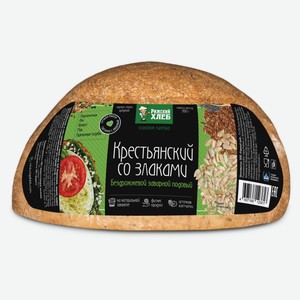 Хлеб «Рижский хлеб» Крестьянский бездрожжевой со злаками, 300 г
