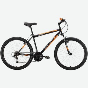 Велосипед BLACK ONE Onix (2021), горный (взрослый), рама 18 , колеса 26 , черный/оранжевый, 16.6кг [hq-0007053]
