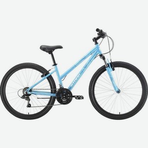Велосипед STARK Luna V (2022), городской (взрослый), рама 16 , колеса 26 , голубой/фиолетовый, 15.9кг [hq-0005200]