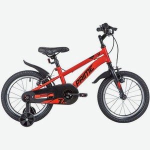 Велосипед NOVATRACK Prime городской (детский), рама 10.5 , колеса 16 , красный/черный, 11кг [167prime1v.rd20]