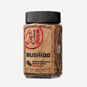 Кофе растворимый Bushido Kodo с содержанием молотого 95г ст/б