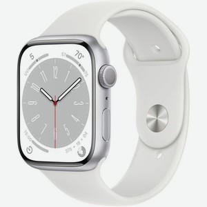 Умные часы Apple Watch Series 8 А2771 45мм S/M (MP6P3LL/A) Silver