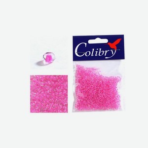 Бисер Colibry размер 10 розовый, 60 г