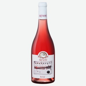 Вино Artwine Розе ординарное розовое сухое Грузия, 0,75 л