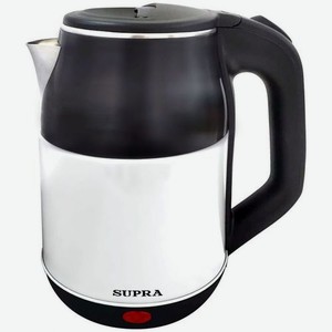 Чайник электрический Supra KES-1843S, 1500Вт, черный и белый