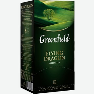 Чай зеленый Greenfield Flying Dragon в пакетиках, 25 шт.