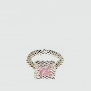 Кольцо BEADED BREAKFAST Engagement Beaded Ring Pink 17 размер