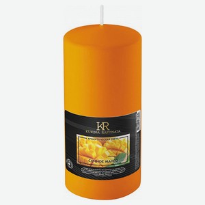 Свеча ароматическая Kukina Raffinata Сочное манго, 8 см