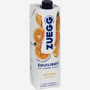 Напиток сокосодержащий без сахара Zuegg Апельсин, 1 л