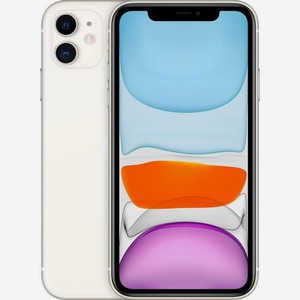 Смартфон Apple iPhone 11 64Gb, A2221, белый