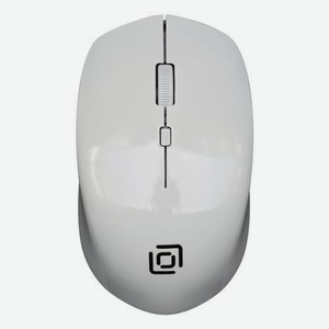 Мышь Oklick 565MW glossy, оптическая, беспроводная, USB, белый [1103666]