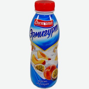 Йогуртный напиток Эрмигурт персик-маракуйя 1,2% БЗМЖ 420 г