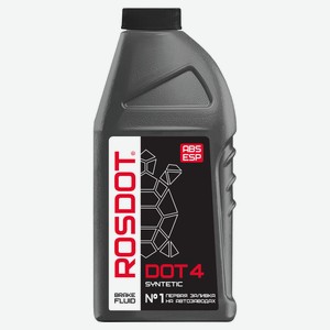 Тормозная жидкость ROSDOT 4 синтетическая, 455 г