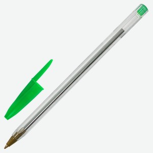 Ручка шариковая STAFF Basic Budget BP-04 0,5 мм зеленый, 1 шт