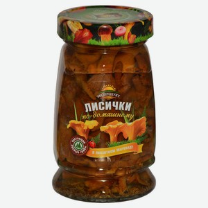 Лисички маринованные «ЭкоПродукт» по-домашнему, 340 г