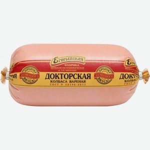 Колбаса варёная Докторская Егорьевская КГФ, 1 кг