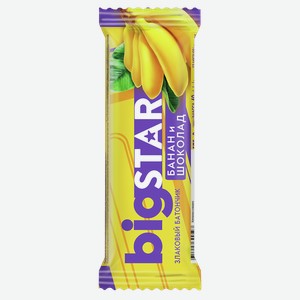 Батончик БИГ СТАР банан, шоколад, 0.04кг