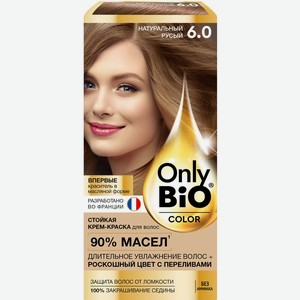 Краска для волос ONLY BIO COLOR тон 6.0 Натуральный русый GB-8033, Россия, 115 мл