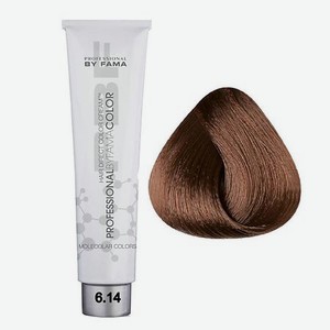 PROFESSIONAL BY FAMA Ухаживающая краска для волос без оксида Molecolar 6.14
