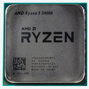 Процессор Ryzen 5 3400G AM4 (YD3400C5FHBOX) Box AMD