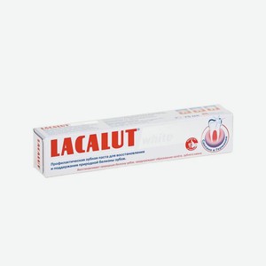 Зубная паста Lacalut White, 75мл Германия