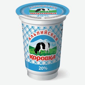 Продукт молокосодержащий «Альпийская коровка» 20% ЗМЖ, 400 г