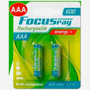 Аккумулятор FOCUSray 600 mAH AAA 2/24/288 2 шт. в упаковке