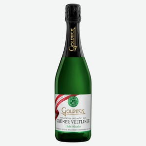 Игристое вино Goldeck Grüner Veltliner белое сухое Австрия, 0,75 л