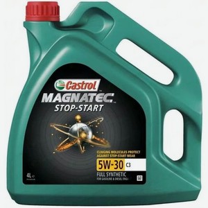 Моторное масло CASTROL Magnatec Stop-Start, 5W-30, 4л, синтетическое [15c3ec]