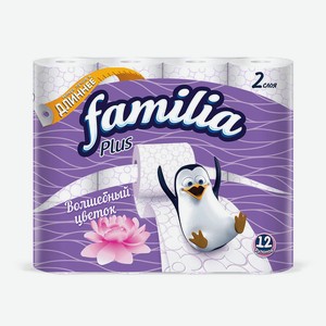 Туалетная бумага Familia Plus Магический цветок 2сл 12шт