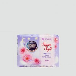 Прокладки гигиенические ночные SAYURI Super Soft 7 шт