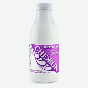 Напиток кисломолочный «Княгинино» Снежок йогуртный 3,2% БЗМЖ, 430 г