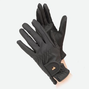 Перчатки для верховой езды SHIRES AUBRION  Training , L, чёрный, пара (Великобритания)