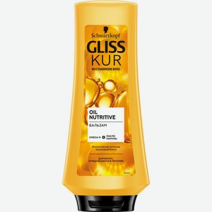 Бальзам GLISS KUR Oil Nutritive д/секущихся волос, Россия, 360 мл