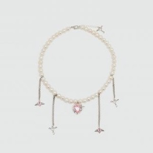 Колье-чокер DETALI NA SHEYU Pearl Necklace Pink-out 1 шт