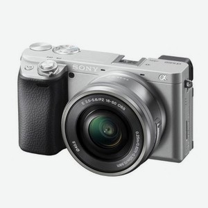 Цифровой фотоаппарат Sony Alpha A6400 кит 16-50мм PZ серебро ILCE-6400LS