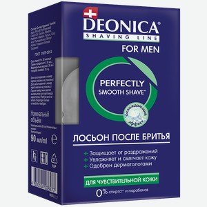 Лосьон после бритья DEONICA For Men для чувствительной кожи, 90мл